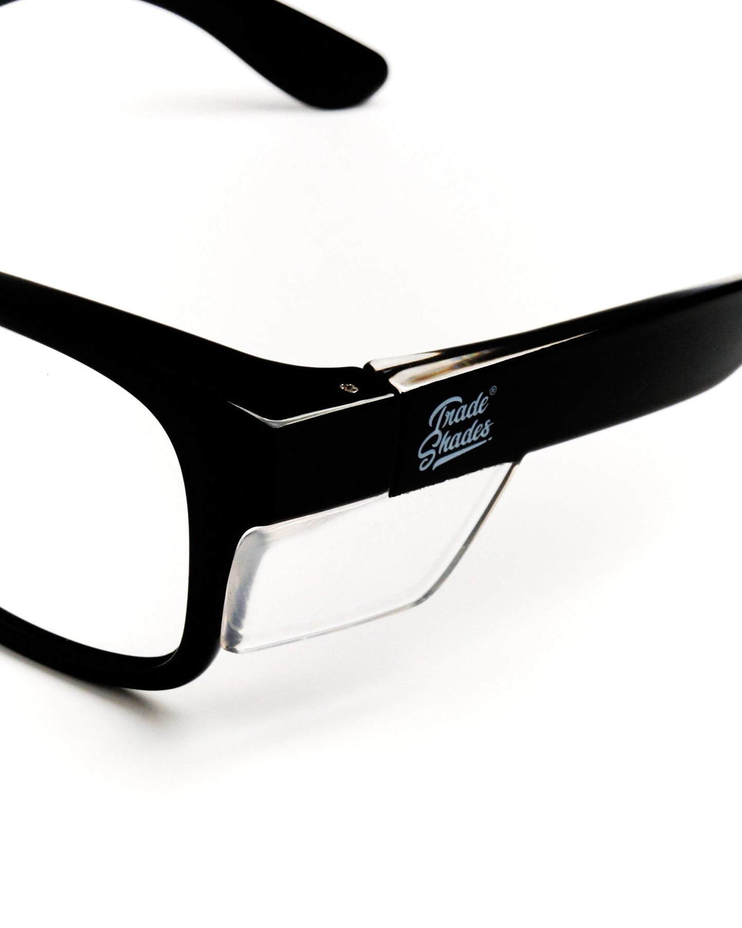 Black Frame - Clear Lens - Trade Shades