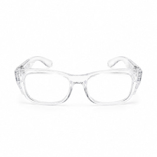 Trade Shades clear frame safety glasses for electricians