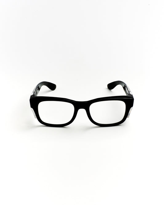 PRE-ORDER Black Frame - Clear Lens