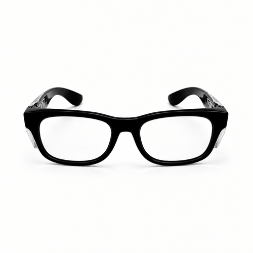 Black Frame - Clear Lens