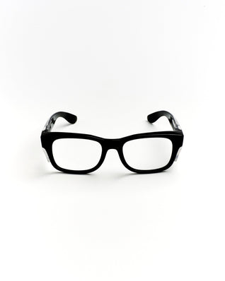 Black Frame - Clear Lens