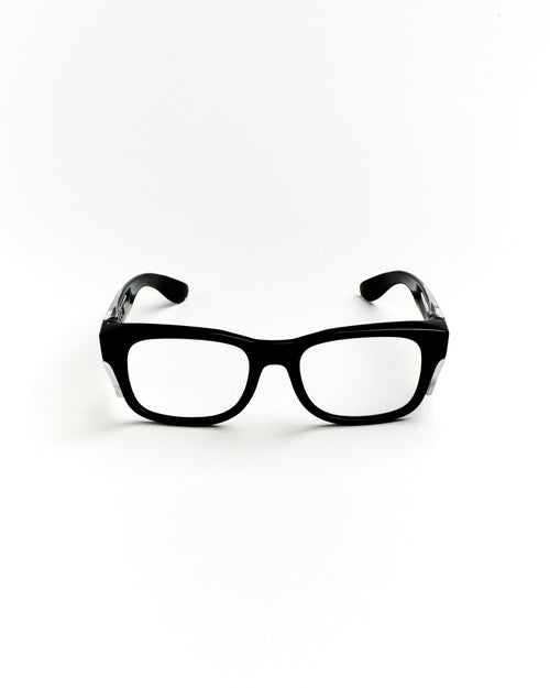 Black Frame - Clear Lens