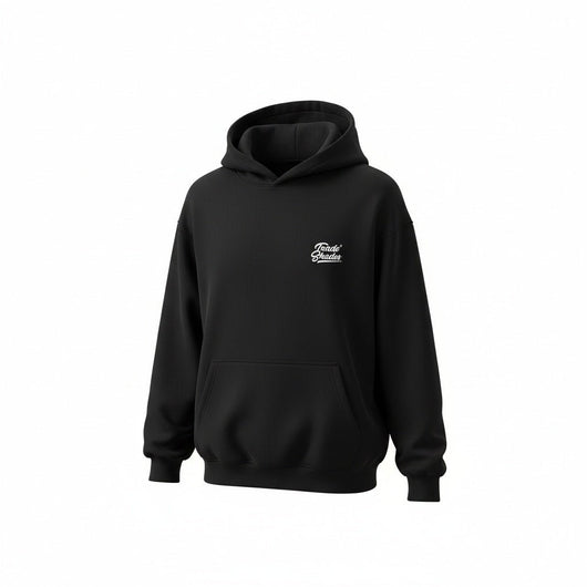 Black Logo Hoodie - Trade Shades