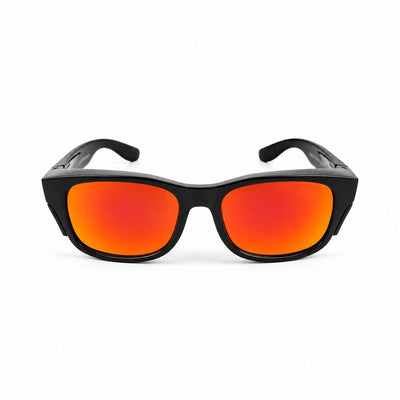 Blackout Frame - Fire Red Polarised Lens - Trade Shades