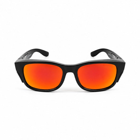 Blackout Frame - Fire Red Polarised Lens - Trade Shades
