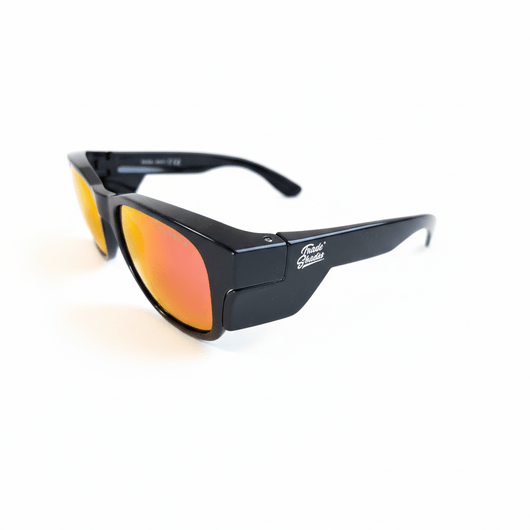 Blackout Frame - Fire Red Polarised Lens - Trade Shades