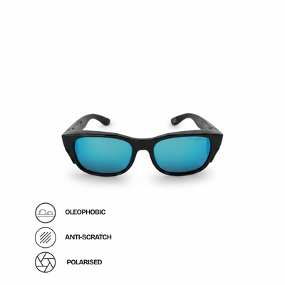 Blackout Frame - Ice Blue Polarised Lens - Trade Shades