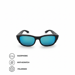 Blackout Frame - Ice Blue Polarised Lens