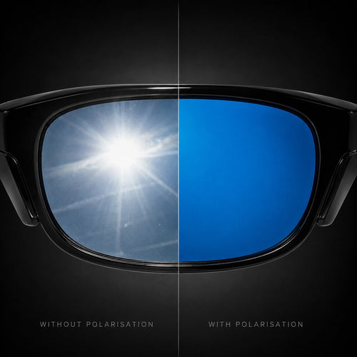 Blackout Frame - Ice Blue Polarised Lens