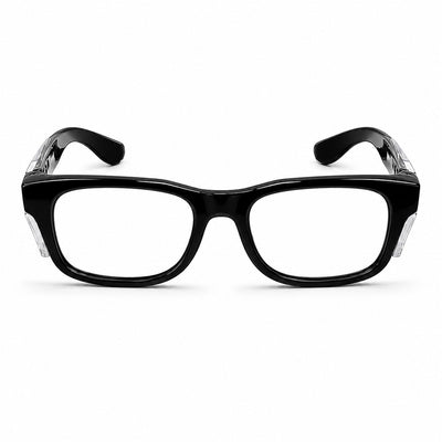 PRE - ORDER Black Frame - Clear Lens - Trade Shades