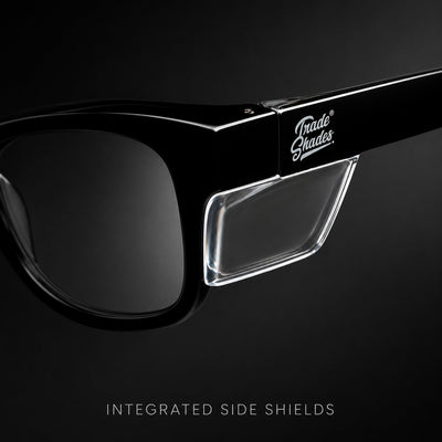 PRE - ORDER Black Frame - Clear Lens - Trade Shades