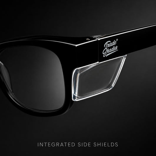PRE - ORDER Black Frame - Clear Lens - Trade Shades