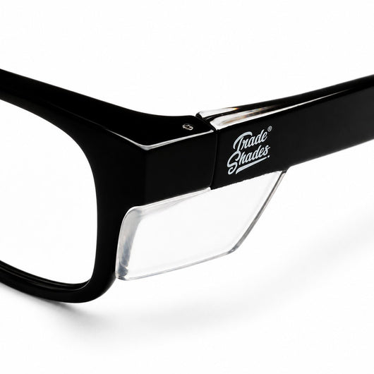 PRE - ORDER Black Frame - Clear Lens - Trade Shades